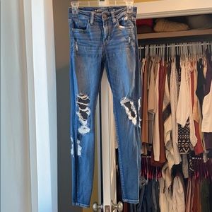 American Eagle Ripped Skinny Jeans